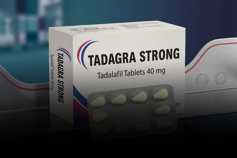 Tadagra Strong 40mg tablet for erectile dysfunction treatment